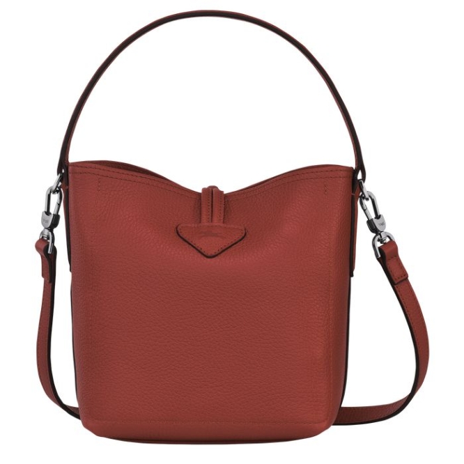 Brown Longchamp Roseau Essential S Women's Top-handle Bags | US-1597NPW