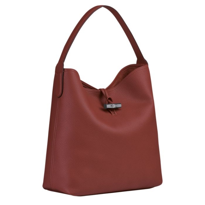 Brown Longchamp Roseau Essential Women's Shoulder Bags | US-5147VYU