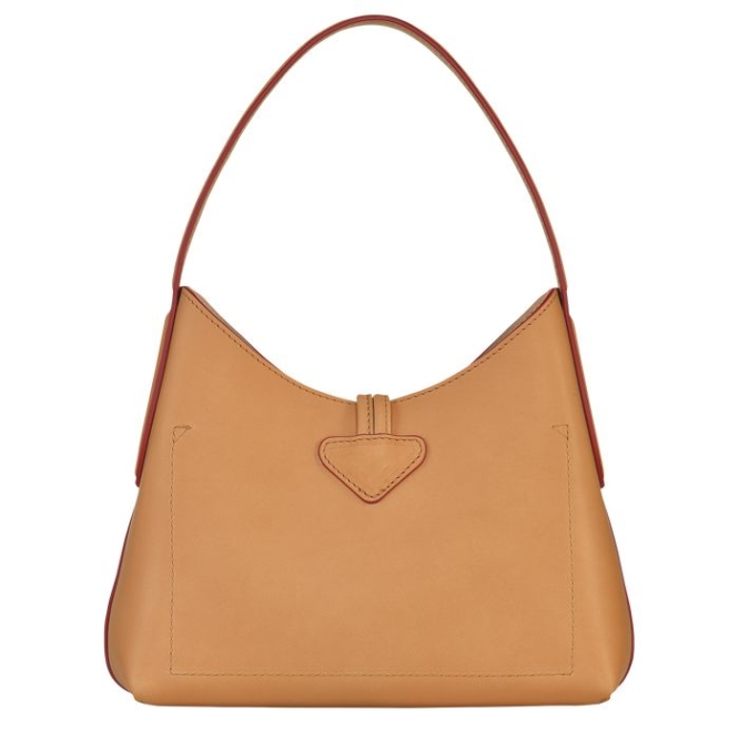 Brown Longchamp Roseau XS Women's Shoulder Bags | US-6918GKJ