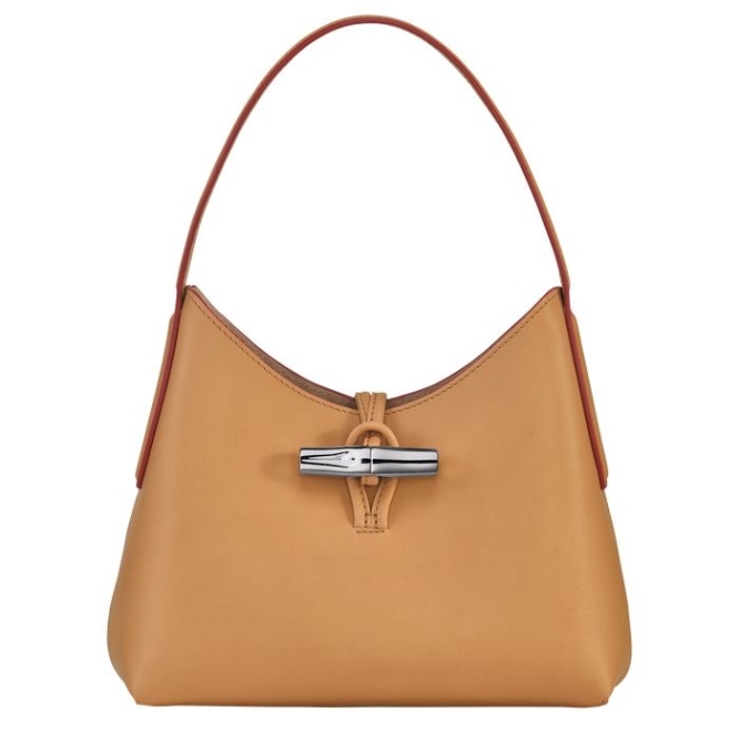 Brown Longchamp Roseau XS Women\'s Shoulder Bags | US-6918GKJ