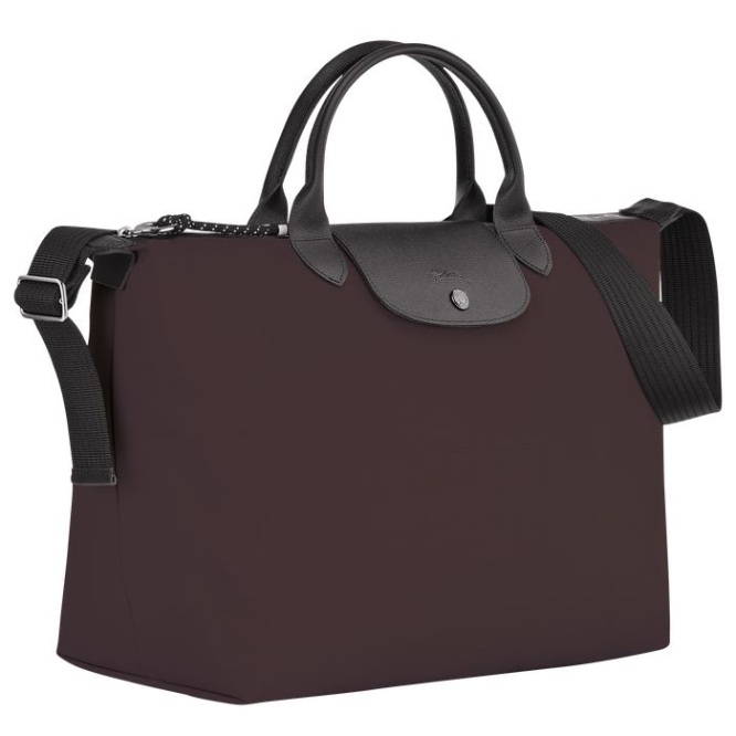 Burgundy Longchamp Le Pliage Energy L Women's Top-handle Bags | US-1860SDM