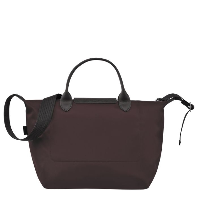 Burgundy Longchamp Le Pliage Energy M Women's Top-handle Bags | US-0976HJQ