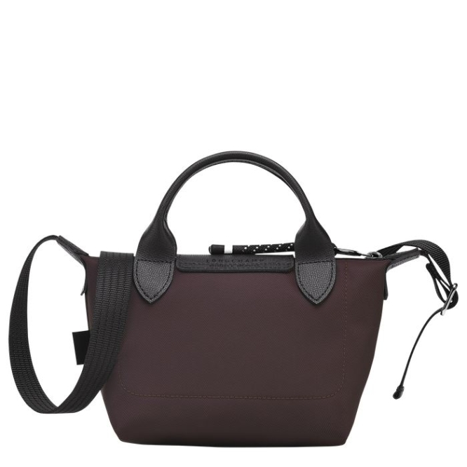 Burgundy Longchamp Le Pliage Energy XS Women's Top-handle Bags | US-8506HUA