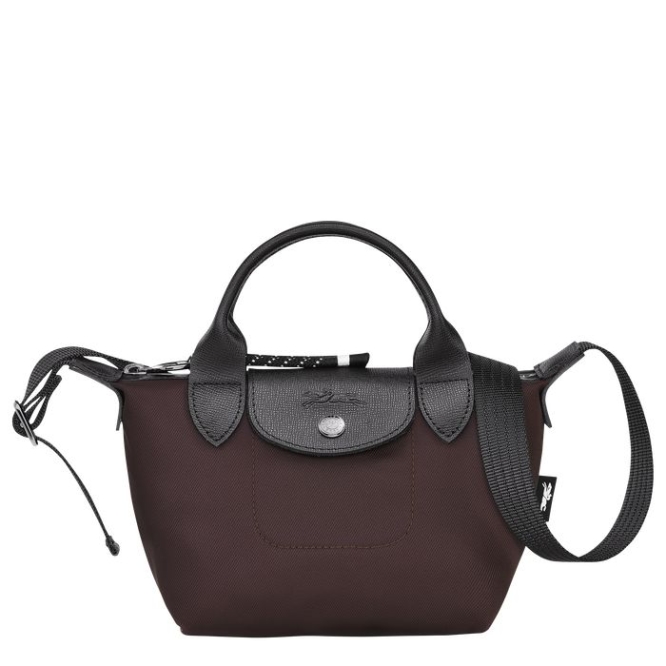 Burgundy Longchamp Le Pliage Energy XS Women\'s Top-handle Bags | US-8506HUA