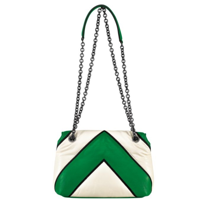 Green Longchamp Brioche Losange S Women's Crossbody Bags | US-8650HSG