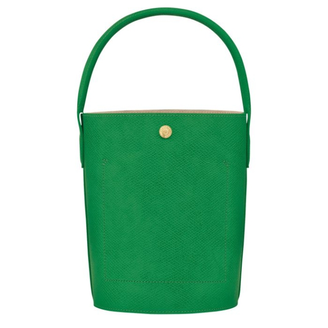 Green Longchamp Cuir De Russie Women's Top-handle Bags | US-4910ISL