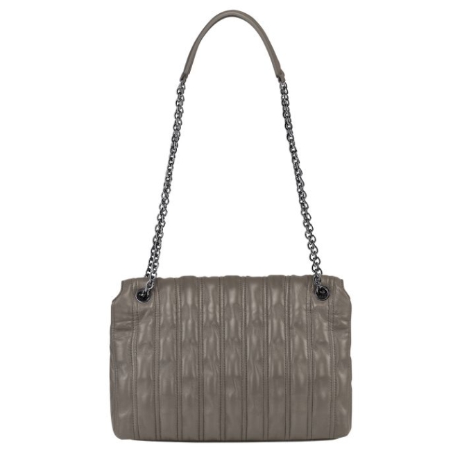 Grey Longchamp Brioche M Women's Crossbody Bags | US-4123CAX