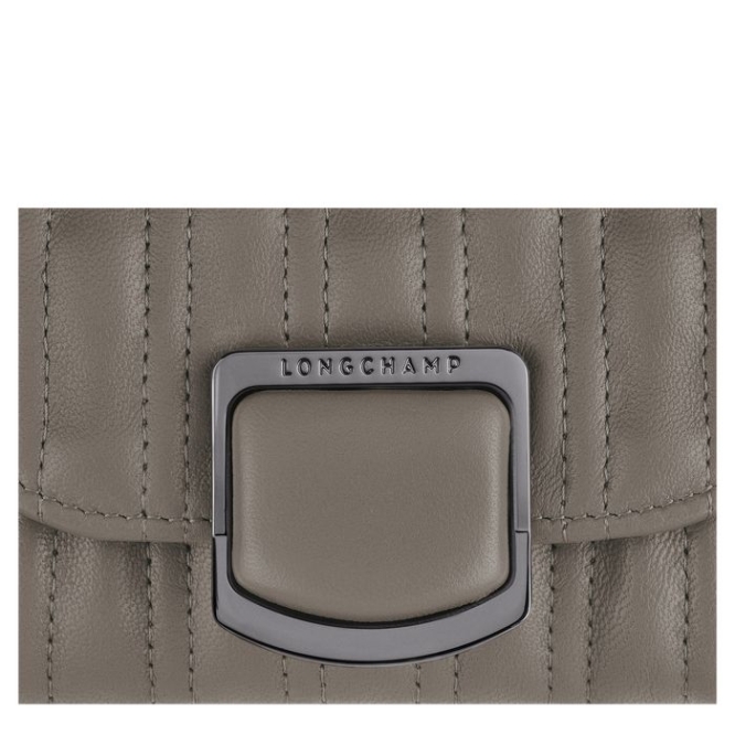 Grey Longchamp Brioche Women's Cardholders & Coin Purses | US-5109LTC