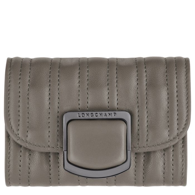 Grey Longchamp Brioche Women\'s Cardholders & Coin Purses | US-5109LTC