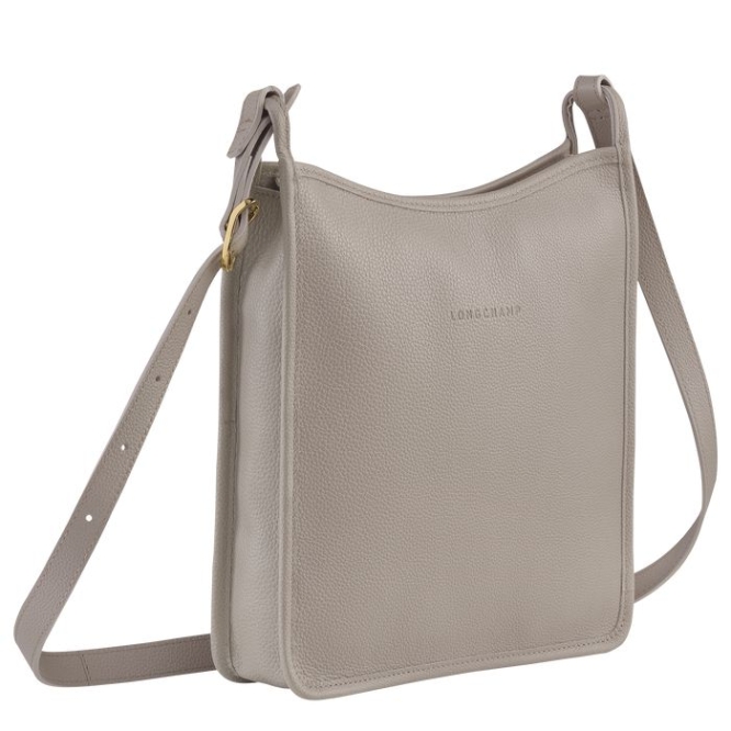 Grey Longchamp Le Foulonné L Women's Crossbody Bags | US-2810KGA