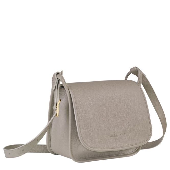 Grey Longchamp Le Foulonné M Women's Crossbody Bags | US-7402UOM