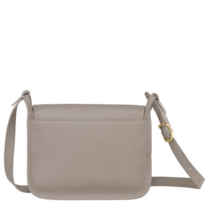 Grey Longchamp Le Foulonné M Women's Crossbody Bags | US-7402UOM