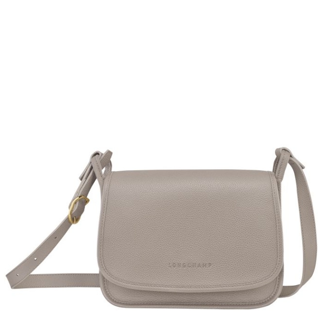 Grey Longchamp Le Foulonné M Women\'s Crossbody Bags | US-7402UOM