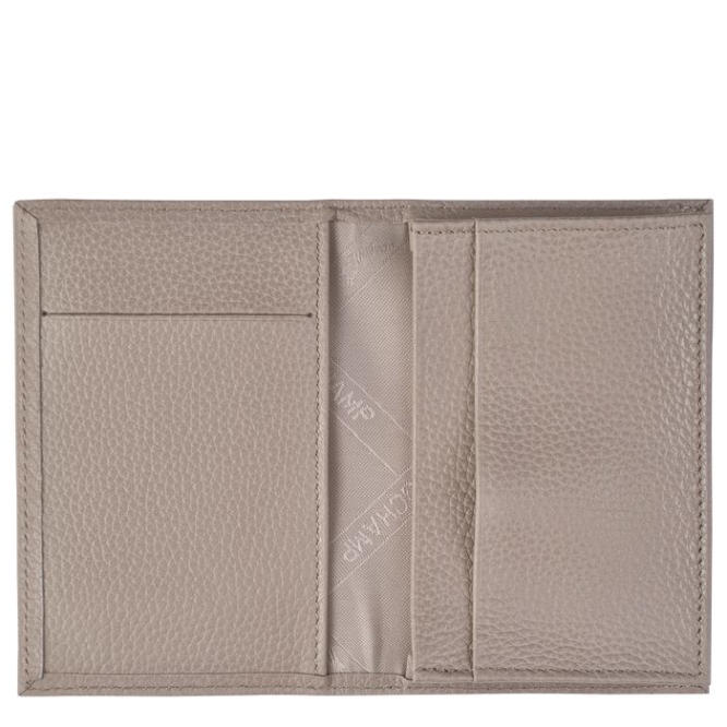 Grey Longchamp Le Foulonné Men's Cardholders & Coin Purses | US-5704PRB