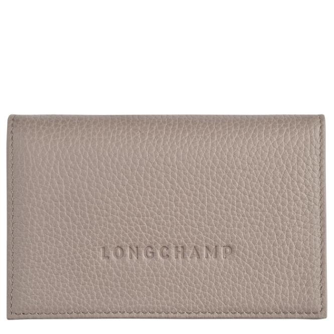 Grey Longchamp Le Foulonné Men\'s Cardholders & Coin Purses | US-5704PRB