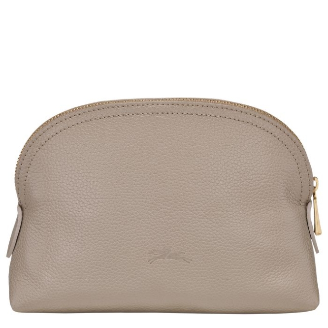 Grey Longchamp Le Foulonné Men's Pouches & Cases | US-3529POG