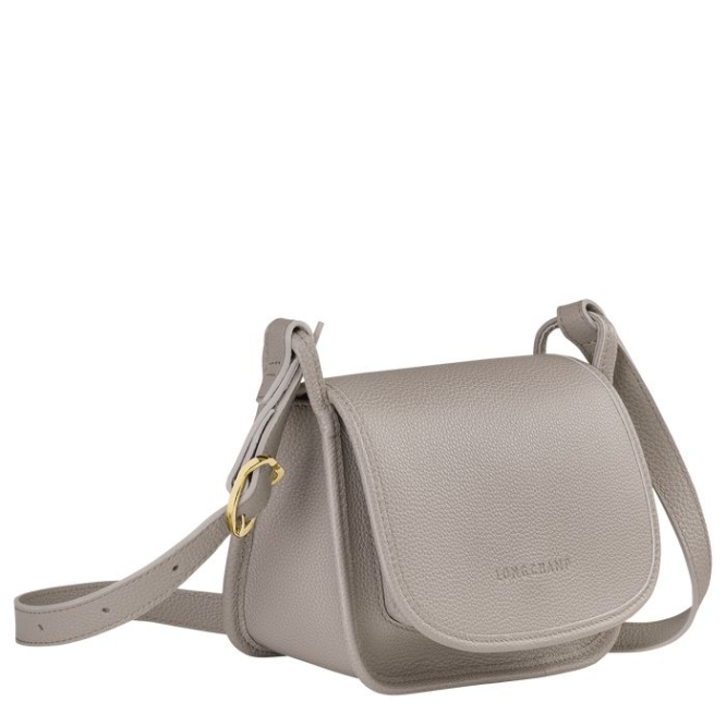 Grey Longchamp Le Foulonné S Women's Crossbody Bags | US-8340GSR