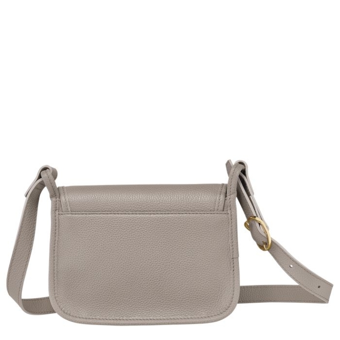 Grey Longchamp Le Foulonné S Women's Crossbody Bags | US-8340GSR