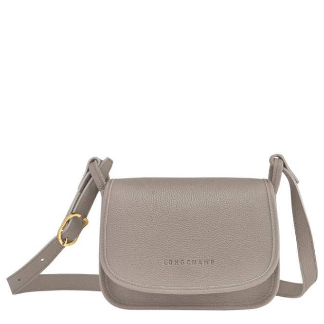 Grey Longchamp Le Foulonné S Women\'s Crossbody Bags | US-8340GSR