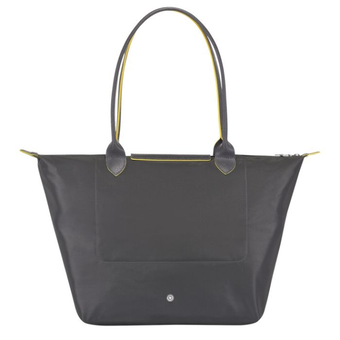 Grey Longchamp Le Pliage Club L Women's Shoulder Bags | US-0859MTQ