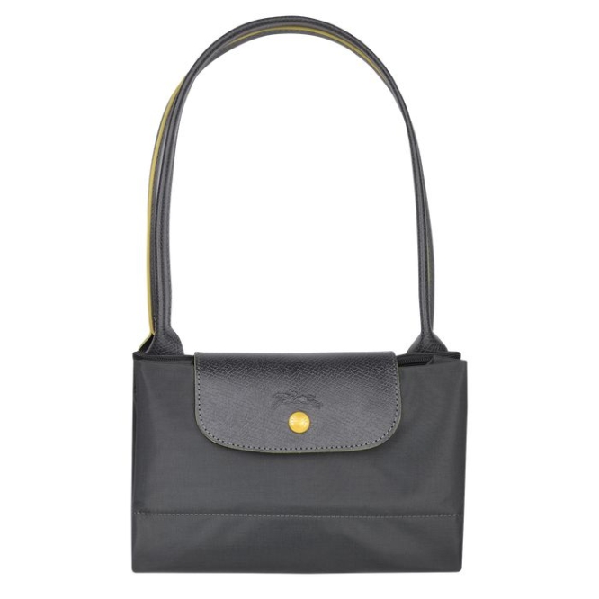 Grey Longchamp Le Pliage Club L Women's Shoulder Bags | US-0859MTQ