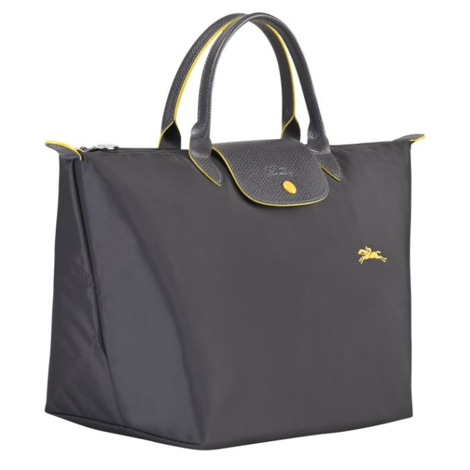 Grey Longchamp Le Pliage Club M Women's Top-handle Bags | US-6029BSJ