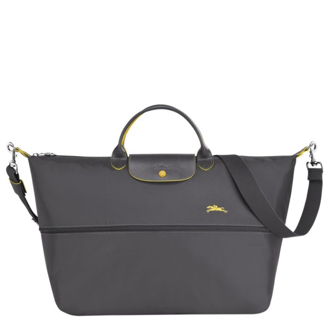 Grey Longchamp Le Pliage Club Men's Travel Bags | US-8640GOD