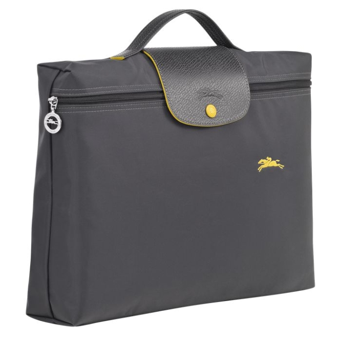 Grey Longchamp Le Pliage Club S Men's Document Holders | US-8192DMO