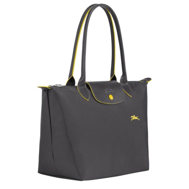 Grey Longchamp Le Pliage Club S Women's Shoulder Bags | US-5932RPM