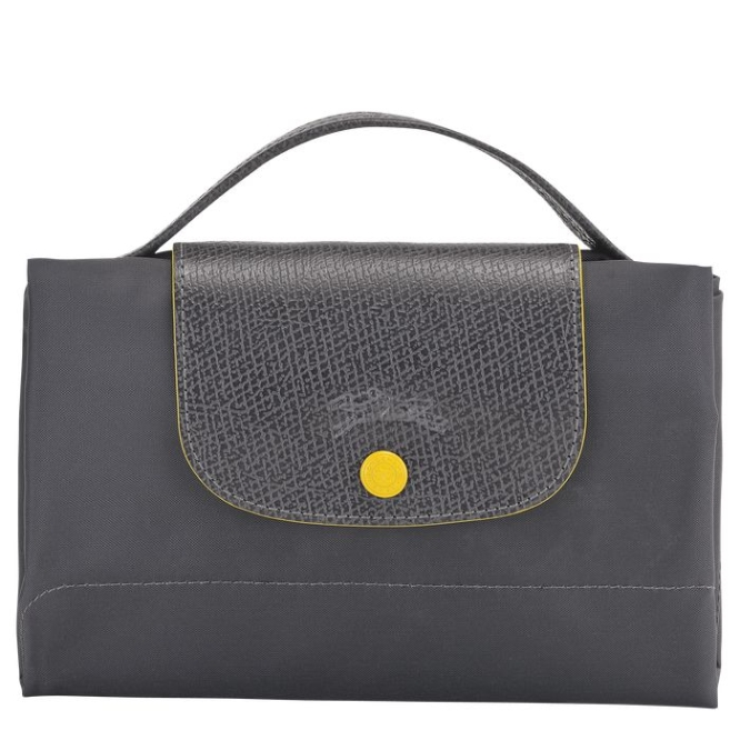 Grey Longchamp Le Pliage Club S Women's Document Holders | US-9210XZI