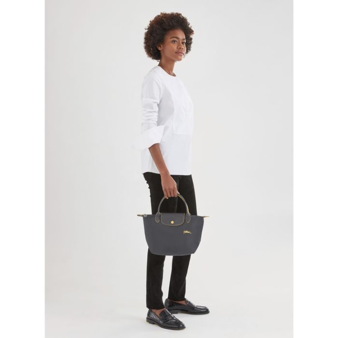 Grey Longchamp Le Pliage Club S Women's Top-handle Bags | US-9817QEM