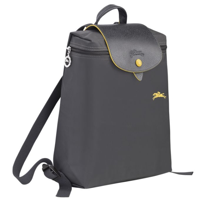 Grey Longchamp Le Pliage Club Women's Backpacks | US-1758GZN