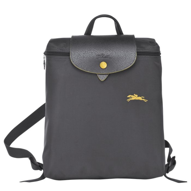Grey Longchamp Le Pliage Club Women\'s Backpacks | US-1758GZN