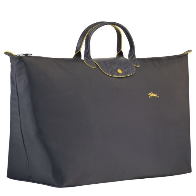 Grey Longchamp Le Pliage Club XL Women's Travel Bags | US-5738YQH