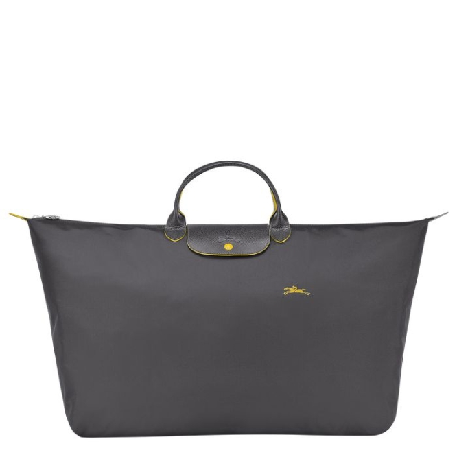 Grey Longchamp Le Pliage Club XL Women\'s Travel Bags | US-5738YQH