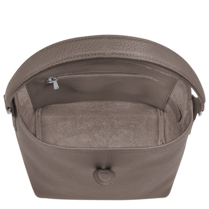 Grey Longchamp Roseau Essential S Women's Top-handle Bags | US-3218IWB