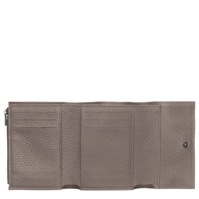 Grey Longchamp Roseau Essential Women's Wallets | US-9173PDA