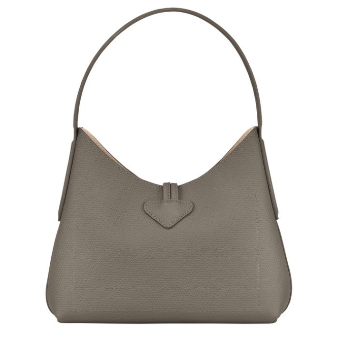 Grey Longchamp Roseau XS Women's Shoulder Bags | US-7869DTS