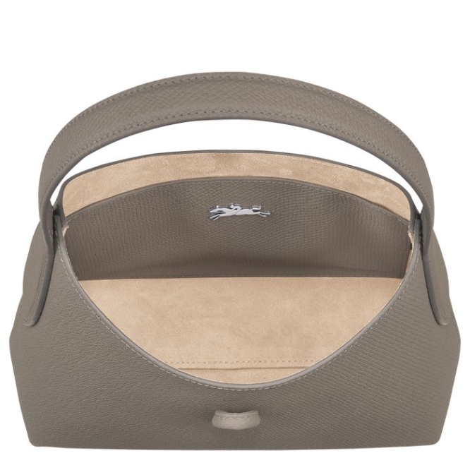 Grey Longchamp Roseau XS Women's Shoulder Bags | US-7869DTS