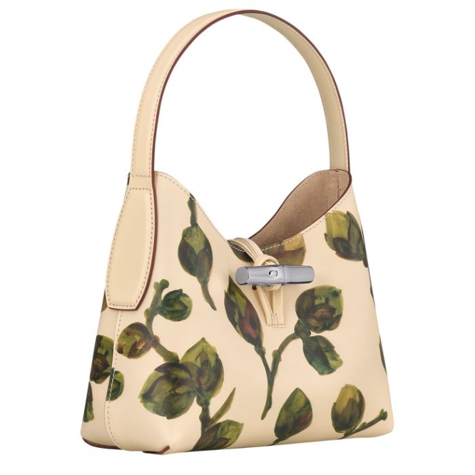 Khaki Longchamp Roseau Végétal XS Women's Shoulder Bags | US-8534RKG