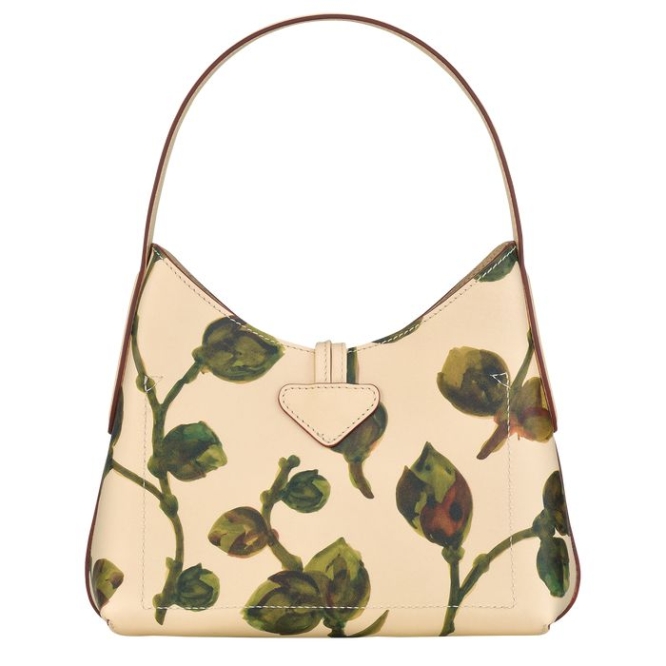 Khaki Longchamp Roseau Végétal XS Women's Shoulder Bags | US-8534RKG