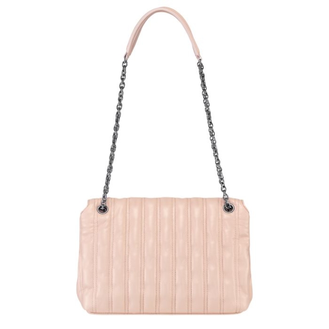 Light Pink Longchamp Brioche M Women's Crossbody Bags | US-0862XUS