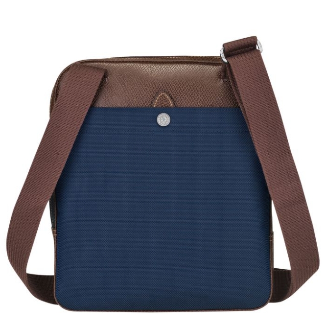 Navy Longchamp Boxford L Men's Crossbody Bags | US-1978CLT