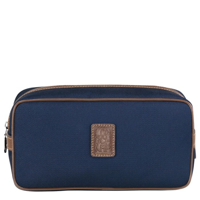 Navy Longchamp Boxford Men\'s Toiletry Bags | US-9367UPX