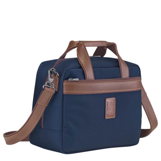 Navy Longchamp Boxford Men's Travel Bags | US-4087NAM