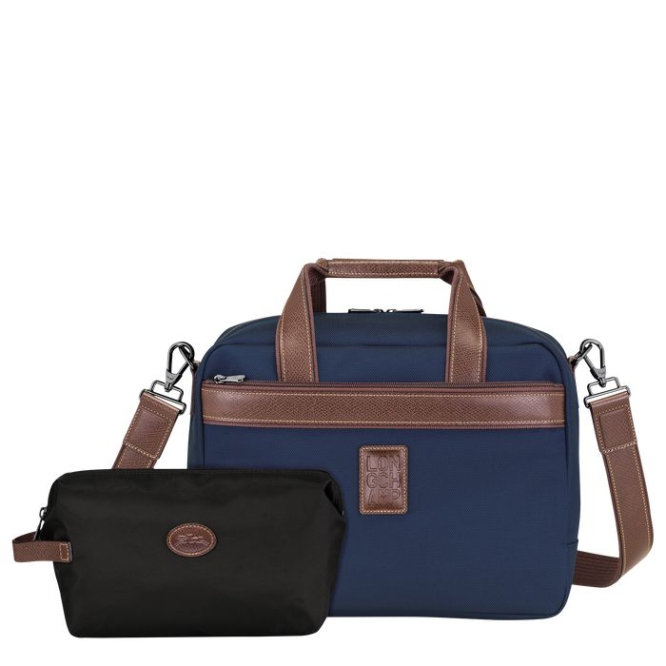 Navy Longchamp Boxford Men's Travel Bags | US-4087NAM