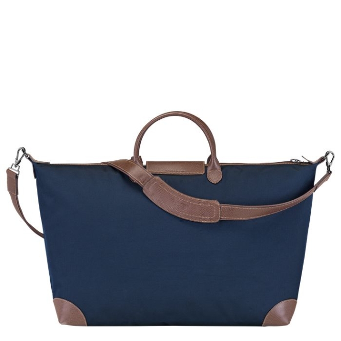 Navy Longchamp Boxford XL Men's Travel Bags | US-9807IRV