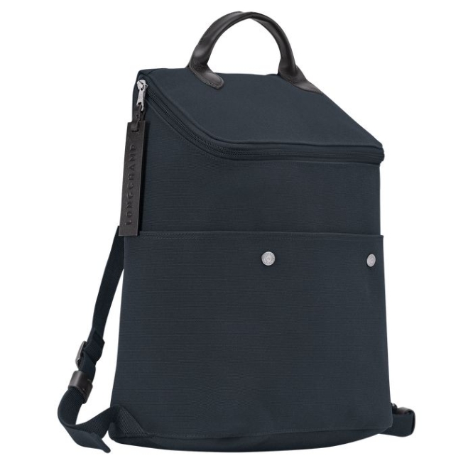 Navy Longchamp Gabin Men's Backpacks | US-8526URA