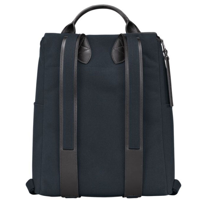 Navy Longchamp Gabin Men's Backpacks | US-8526URA