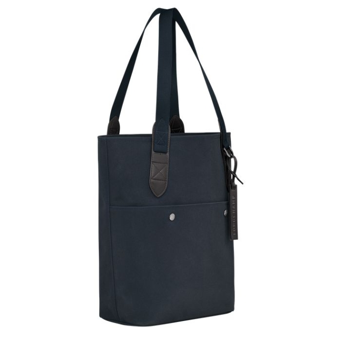 Navy Longchamp Gabin Women's Top-handle Bags | US-8671RBX